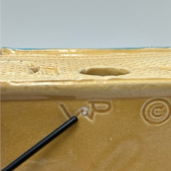 WP Pottery Ceramic Log Cabin Christmas Decor Light Up Village - Picture 12 of 12